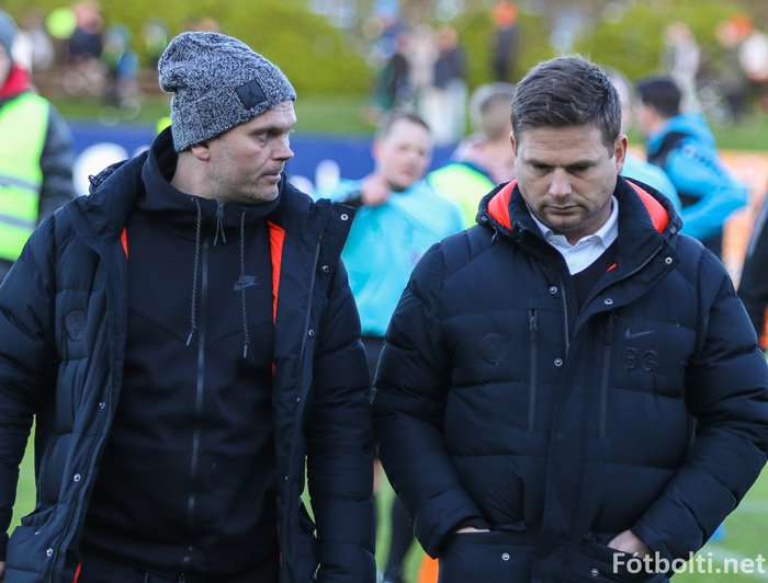 Guðmundur Benediktsson og Bjarni Guðjónsson.