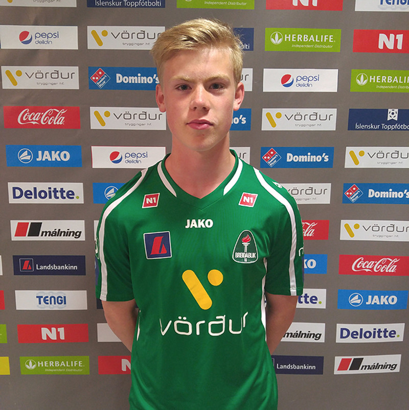 Ágúst Eðvald var hetja Blika.