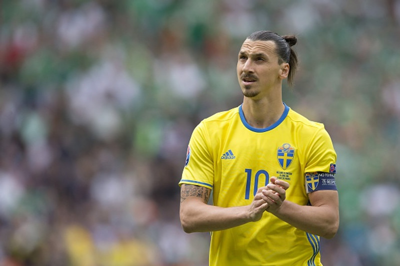 Zlatan er fyrrum fyrirliði sænska liðsins.
