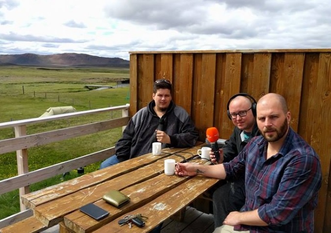 Ein gömul og góð mynd frá því að þátturinn var sendur út frá Möðrudal!
