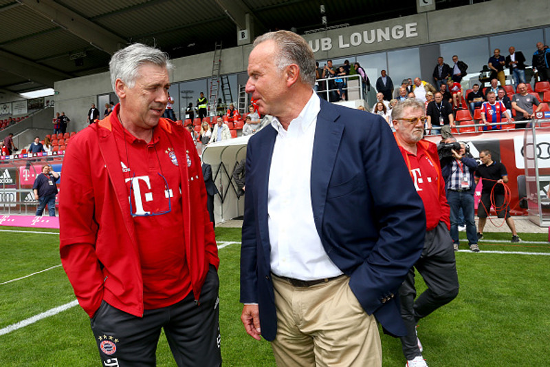 Ancelotti og Rummenigge.