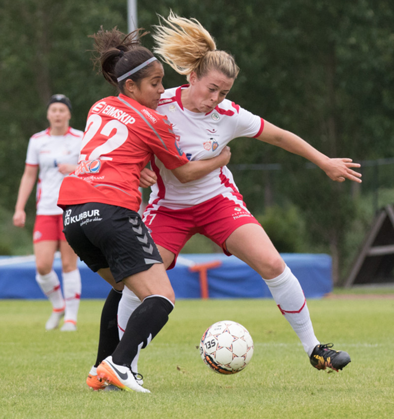 Sandra María Jessen missir af byrjun tímabils eftir að hafa slitið aftara krossband í mars.