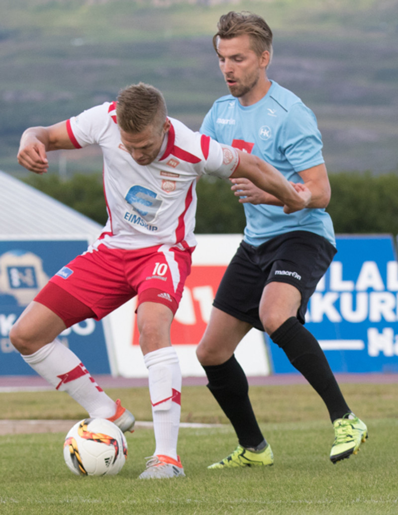 Sveinn Elías í baráttunni með Þór