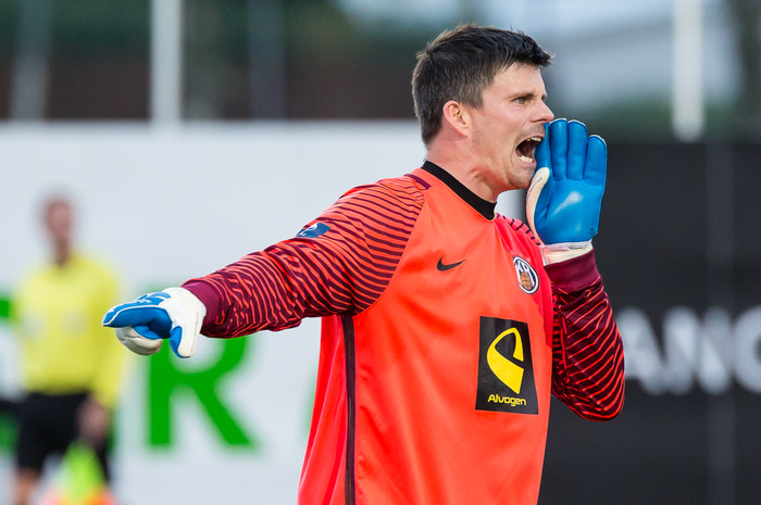 Stefán Logi í leik með KR.