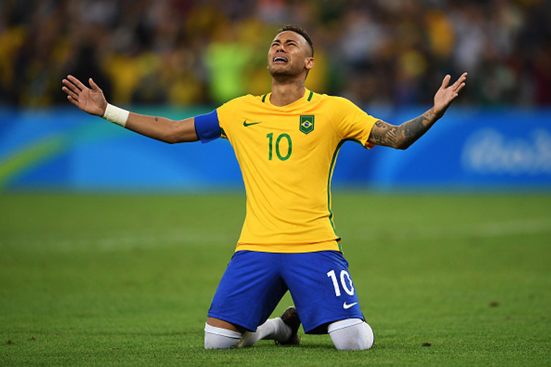 Neymar fór fyrir liði Brasilíu sem vann Ólympíuleikana 2016.