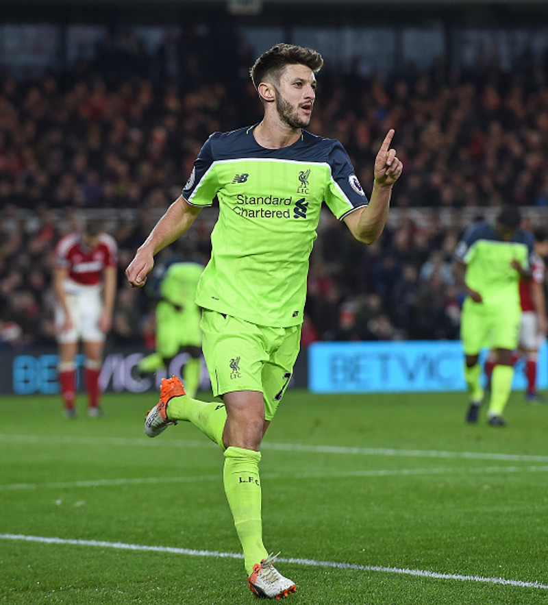 Lallana lærir af Fabinho og De Jong