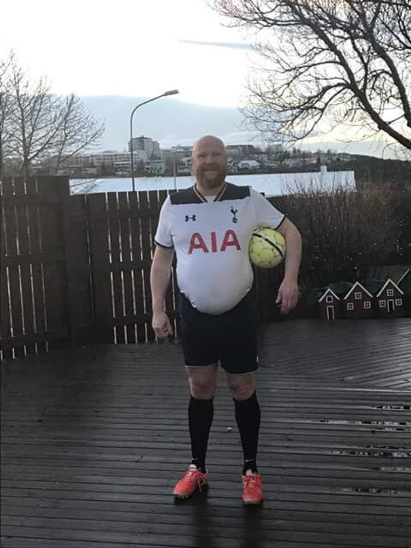 Hjálmar Örn stuðningsmaður Tottenham.