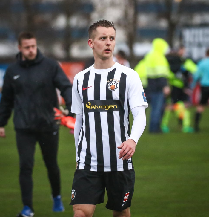 Í leik með KR 2017.