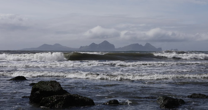 Ekki leikið í Vestmannaeyjum í dag. Myndin er ekki frá því í dag.