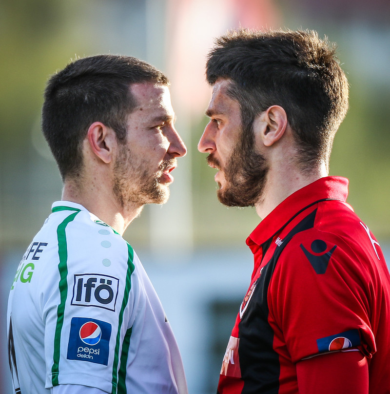 Myndaveisla: Blikar unnu Víking í fimm marka leik