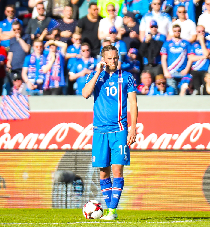 Gylfi er geggjaður í föstum leikatriðum.