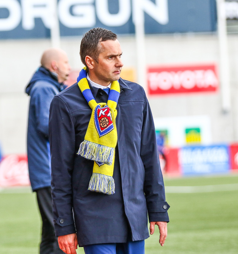 'Hann var bara geggjaður. Hann var eiginlega alltof góður þjálfari til að þjálfa mig eitthvað í 5. flokki og 4. flokki. Það er ekkert langt á milli að hann fer úr því í meistaraflokk KA'