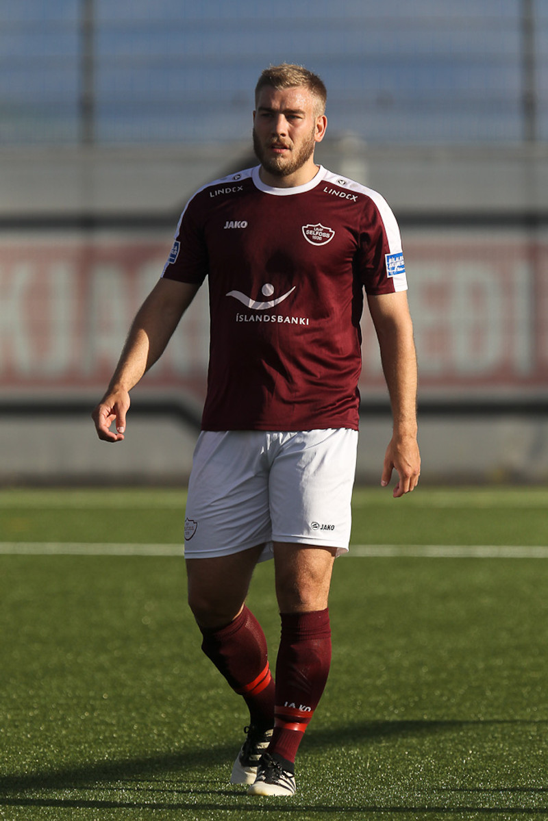 Sigurður Eyberg Guðlaugsson leikur með Árborg.