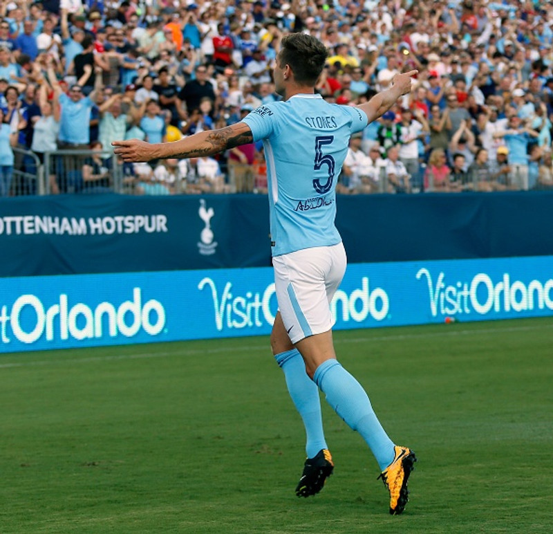 John Stones er orðaður við Arsenal.