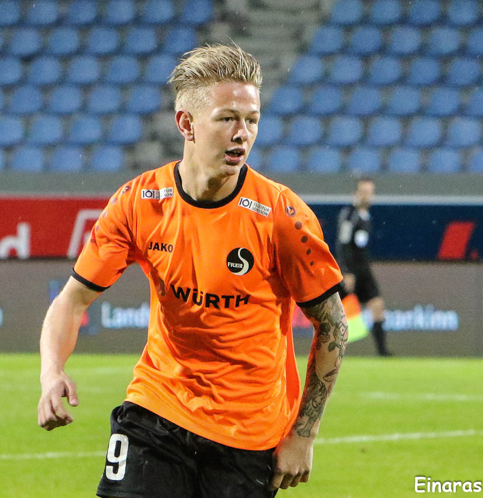 Axel Andri í leik með Fylki.