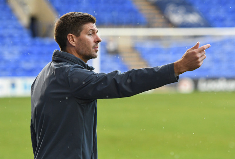 Gerrard er stjóri Rangers.