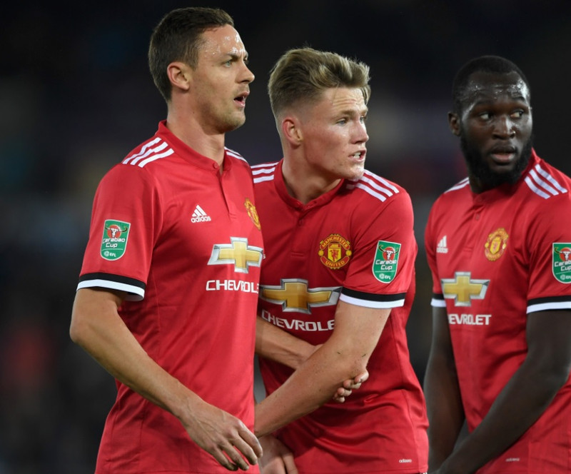 Matic og McTominay í leik með United.