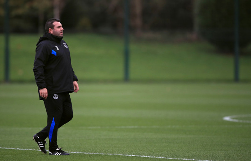 David Unsworth á æfingasvæðinu.