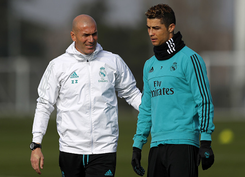 Zidane og Ronaldo.