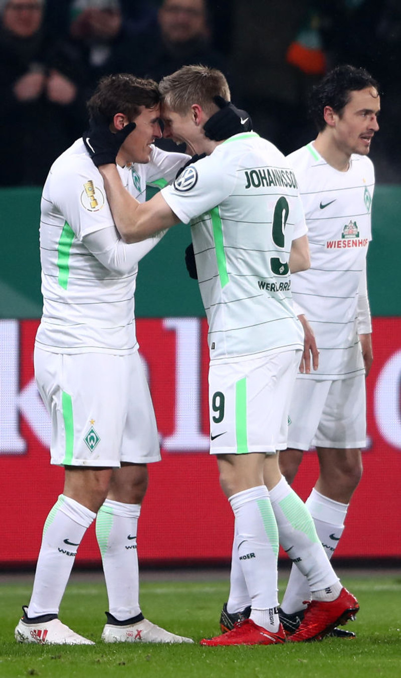 Max Kruse og Aron Jóhannsson.