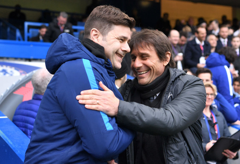 Mauricio Pochettino og Antonio Conte.