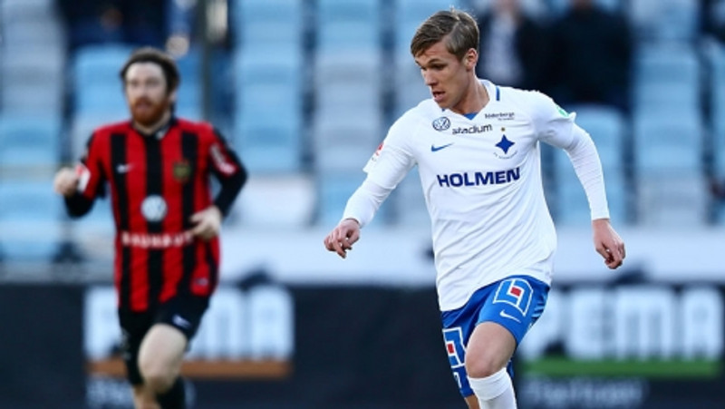 Arnór Sigurðsson í leik með Norrköping