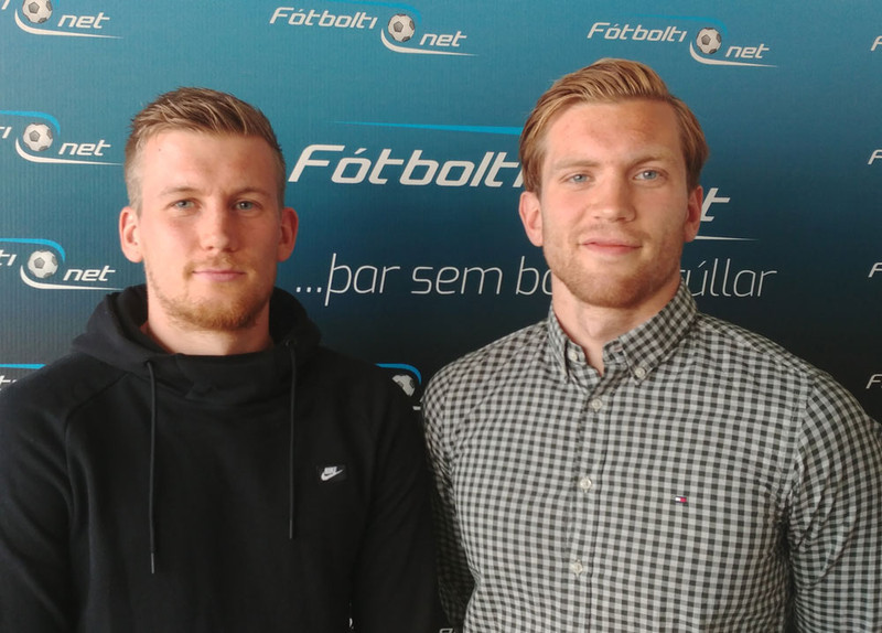 Jóhann Laxdal og Brynjar Gauti Guðjónsson.