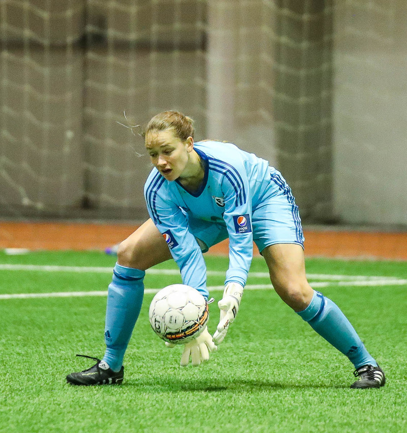 Tatiana Saunders í leik með FH.