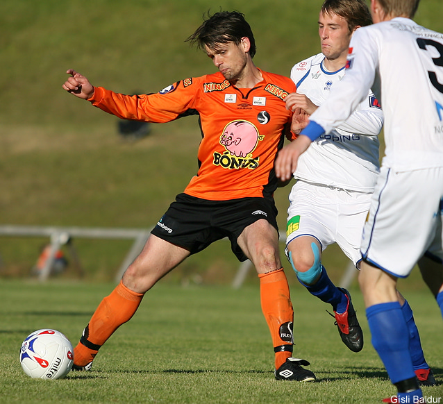 Valur Fannar var bestur hjá Fylki.