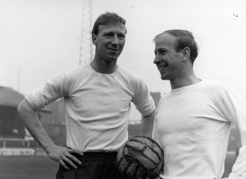 Jack Charlton og Sir Bobby.
