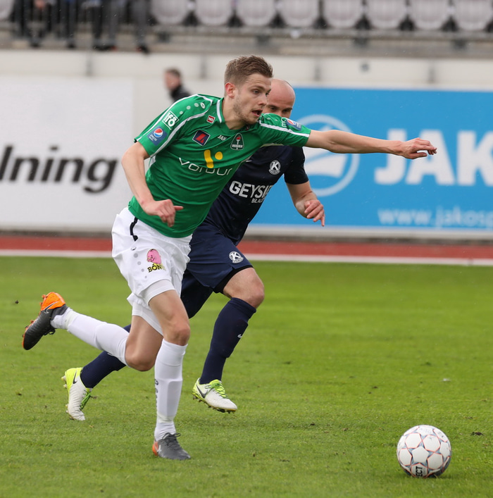 Arnþór Ari Atlason skorar sigurmark Breiðabliks samkvæmt spá Gunnars.