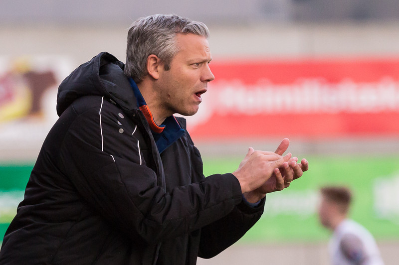 Helgi Sigurðsson var þjálfari Fylkis árið 2018.
