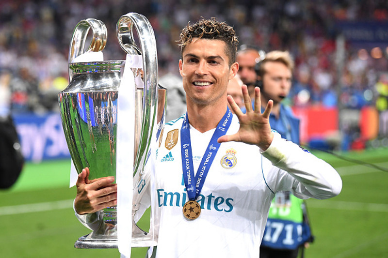 Ronaldo vann Meistaradeildina fjórum sinnum með Real Madrid. Hann er búinn að vinna keppnina fimm sinnum í heildina (einu sinni með Manchester United).