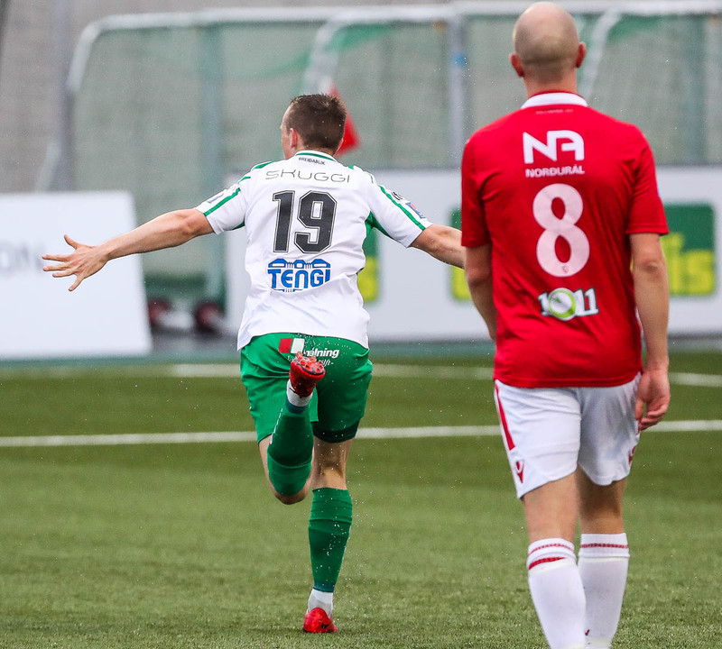 Myndaveisla: Valur vann topplið Breiðabliks