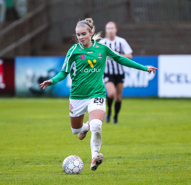 Andrea Rán skoraði sigurmark Blika úr vítaspyrnu