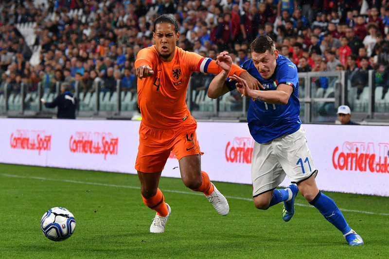 Andrea Belotti í leik með ítalska landsliðinu