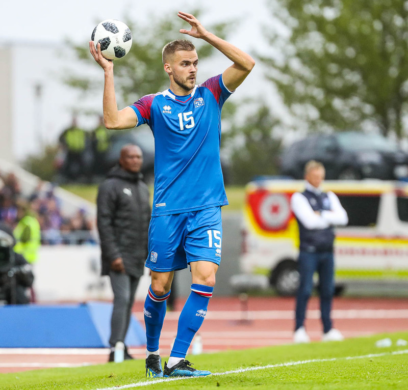 Hólmar gerði eina markið í sigri á Kanada.