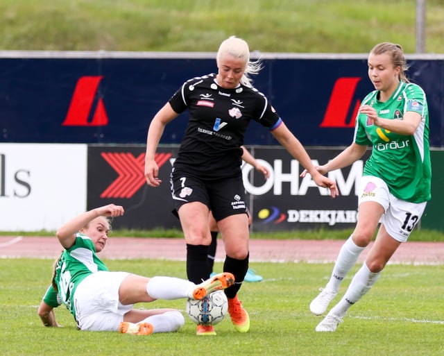 Alexandra, Sandra María og Ásta Eir eru allar í liði ársins