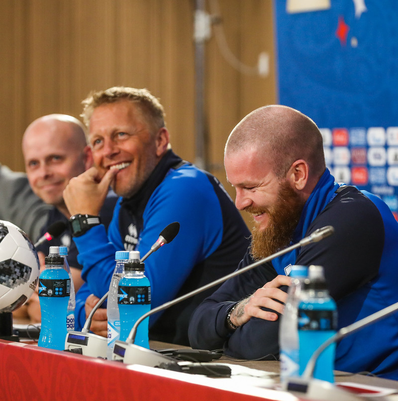 Aron og Heimir munu vinna aftur saman.