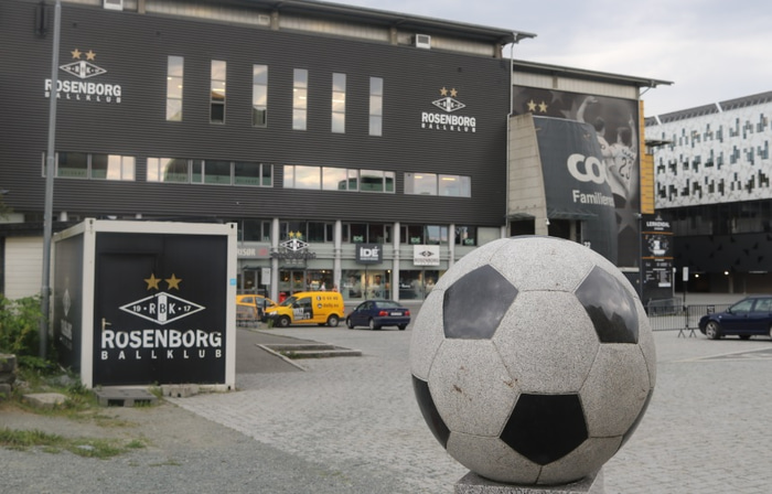 Frá Lerkendal, heimavelli Rosenborg.