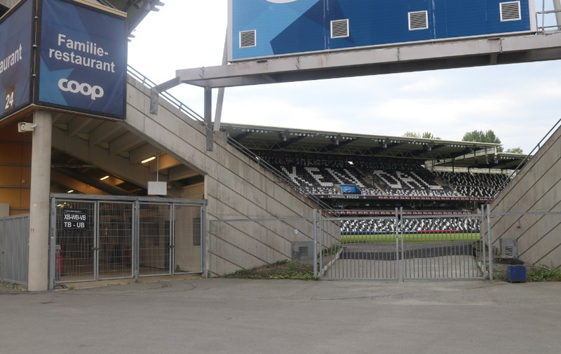 Frá Lerkendal vellinum, heimavelli Rosenborg.