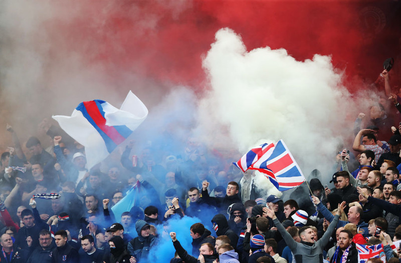 Stuðningsmenn Rangers flugu með borða yfir leik Celtic - „Sjáið þið okkur núna?"