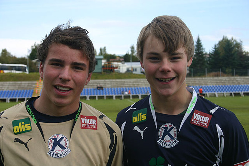 Eftir fyrsta deildarleikinn árið 2007.