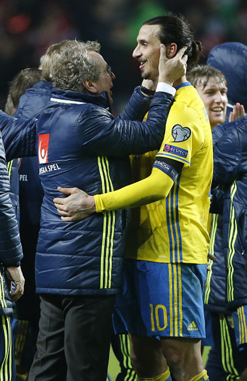Hamren treysti mikið á Zlatan.