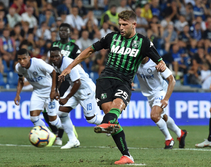Berardi skoraði gegn Milan.