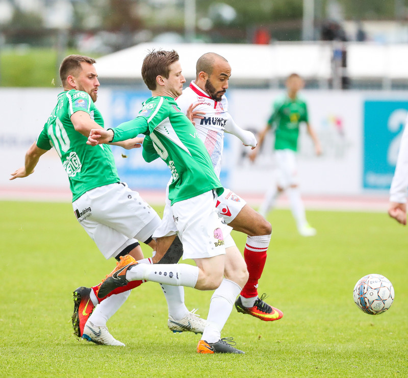 Myndaveisla: Valur vann toppslaginn við Blika
