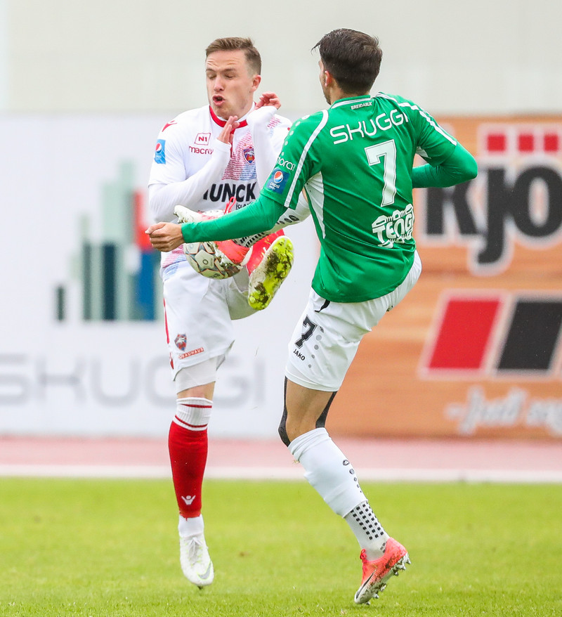 Myndaveisla: Valur vann toppslaginn við Blika