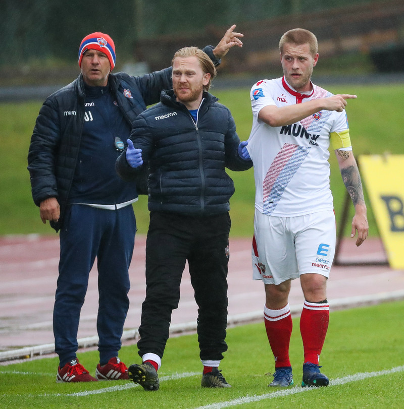 Myndaveisla: Valur vann toppslaginn við Blika