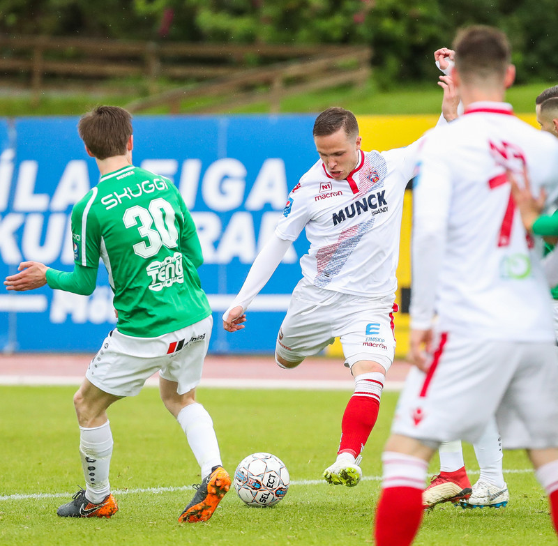 Myndaveisla: Valur vann toppslaginn við Blika