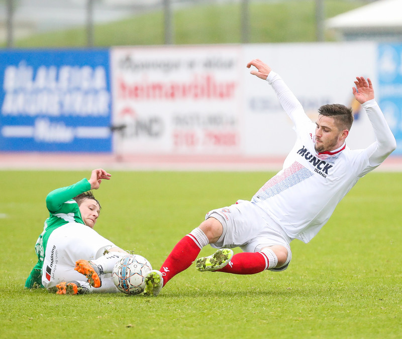 Myndaveisla: Valur vann toppslaginn við Blika